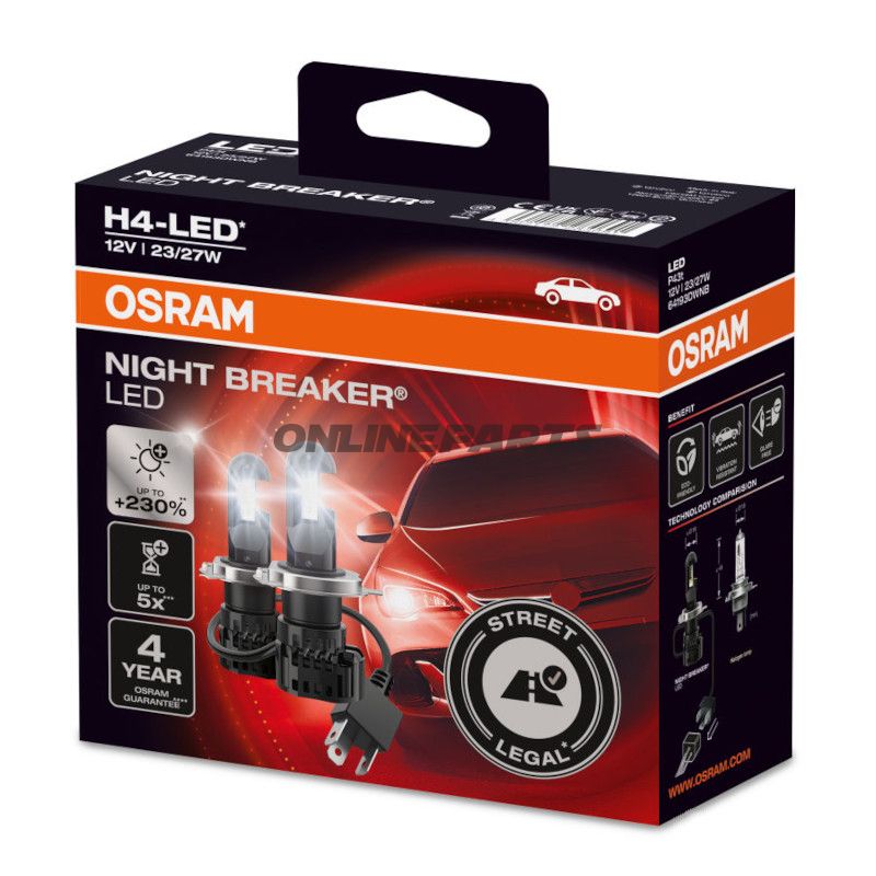 LAMPE NIGHT BREAKER LED NACHRUEST LED/H4