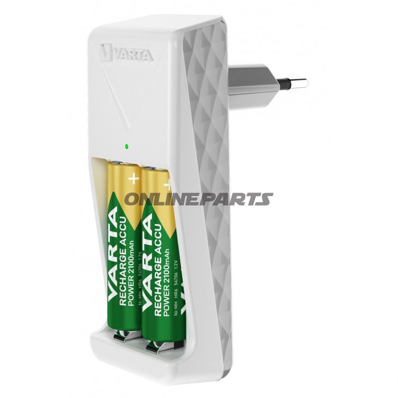 Akkulader Easy Mini Inklusive 2 AA 2100 maH