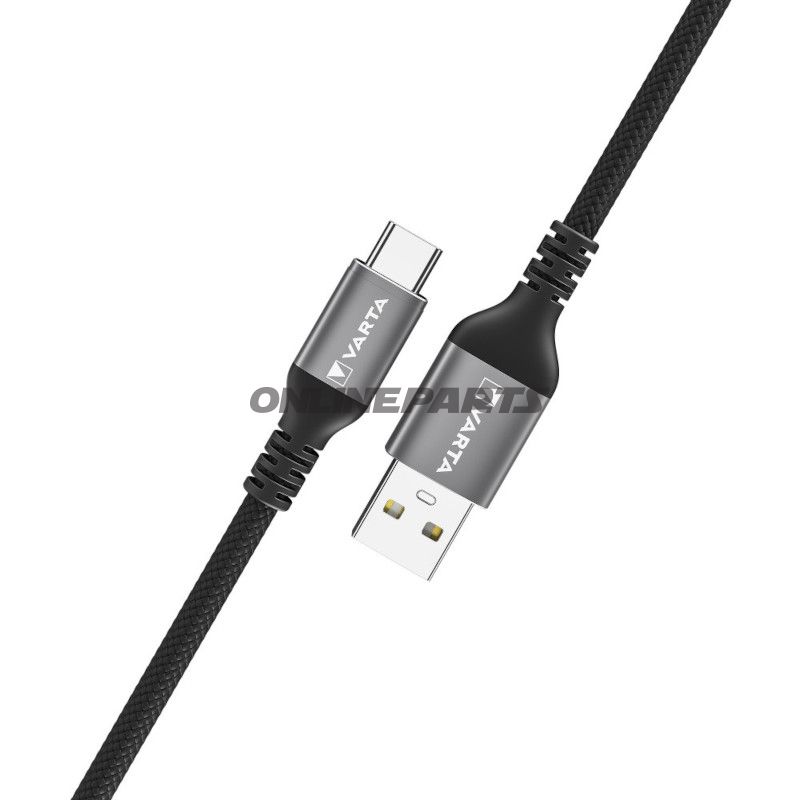 Ladekabel USB-A - USB C Varta DATENKABEL 60W 2 Meter