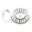 Clutch Repair Kit Trwincluding Plates, Steels, Springs, Gasket til Yamaha XTZ 660 H