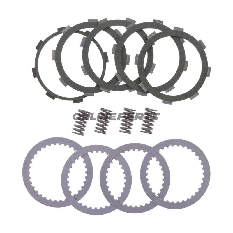 Kupplung Aramid EBC Lamellen + Federn+Scheiben