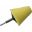 Polierkegel 80 mm gelb mittelhart