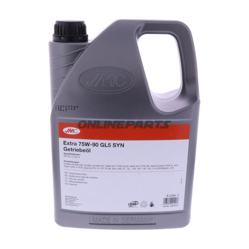 OEL GETR GL5 75W90 5L JMC SYN EKSTRA