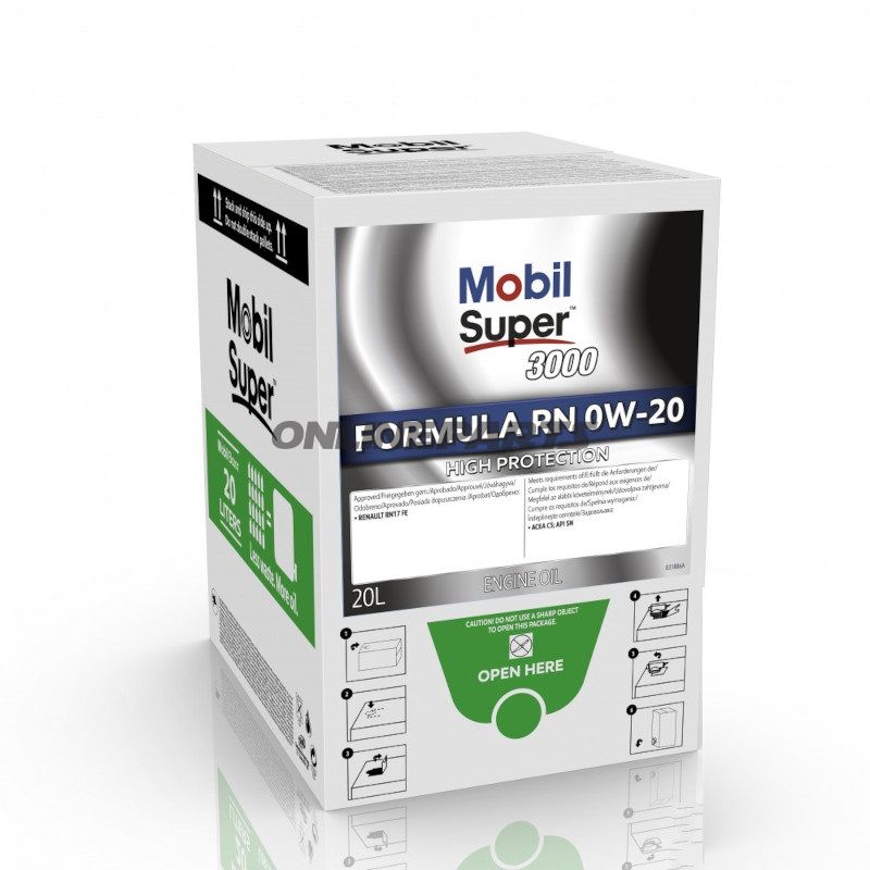 MOTOROLIE 0W20 20L MOB SUP3000FORM RN BAG IN BOX