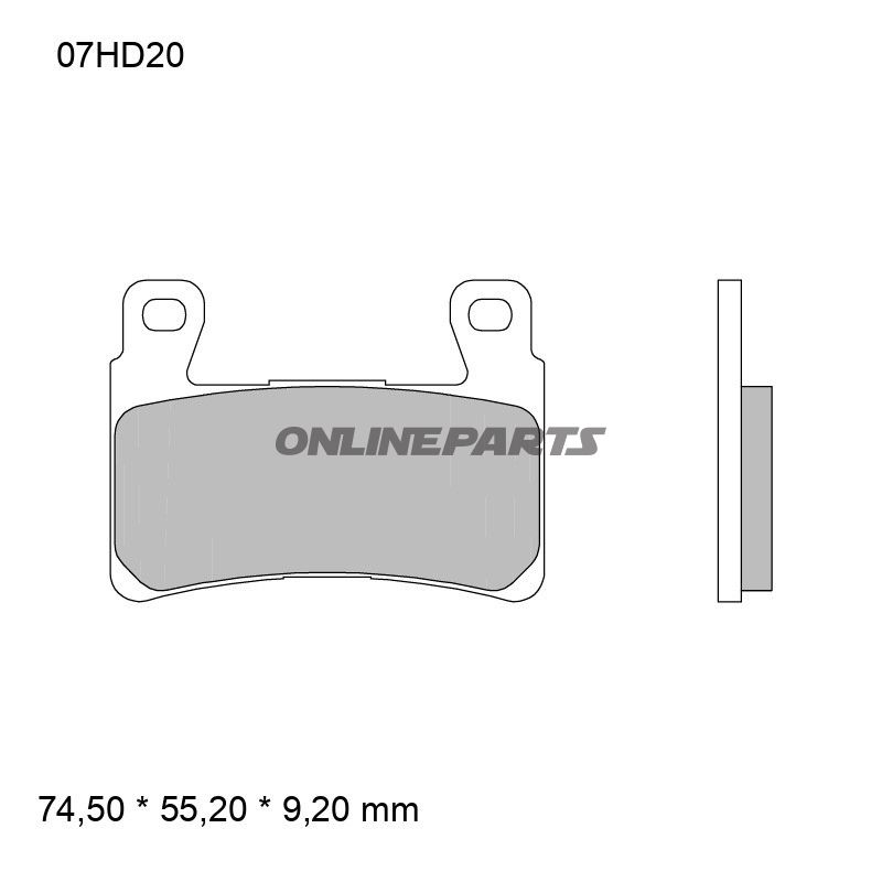 BREMSEKLODSER SINTRET VEJ FORAN SA BREMBO Alternativ: 7329741