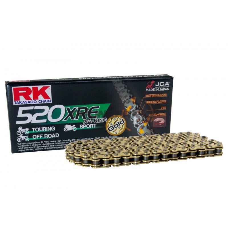 RK XW RINGKÆDE GB520XRE/116 ÅBEN KÆDE MED NITTELED
