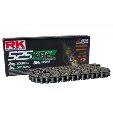 RK XW-RINGK 525XRE/128 KÆDE ÅBEN W NITTELÅS