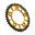 Sprocket Twinstar 43T pitch 525 guld
