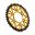 BAGESTE TANDHJUL TWINSTAR 43 TAND PITCH 520 GULD