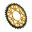 BAGESTE TANDHJUL TWINSTAR 42 TAND PITCH 520 GULD