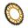 BAGESTE TANDHJUL TWINSTAR 42 TAND PITCH 520 GULD