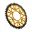BAGESTE TANDHJUL TWINSTAR 45 TAND PITCH 520 GULD