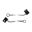 Bremsslange Stålflex Kit Tilslutning sølv 2-delt bl.a. Yamaha YZF-R1 1000 M