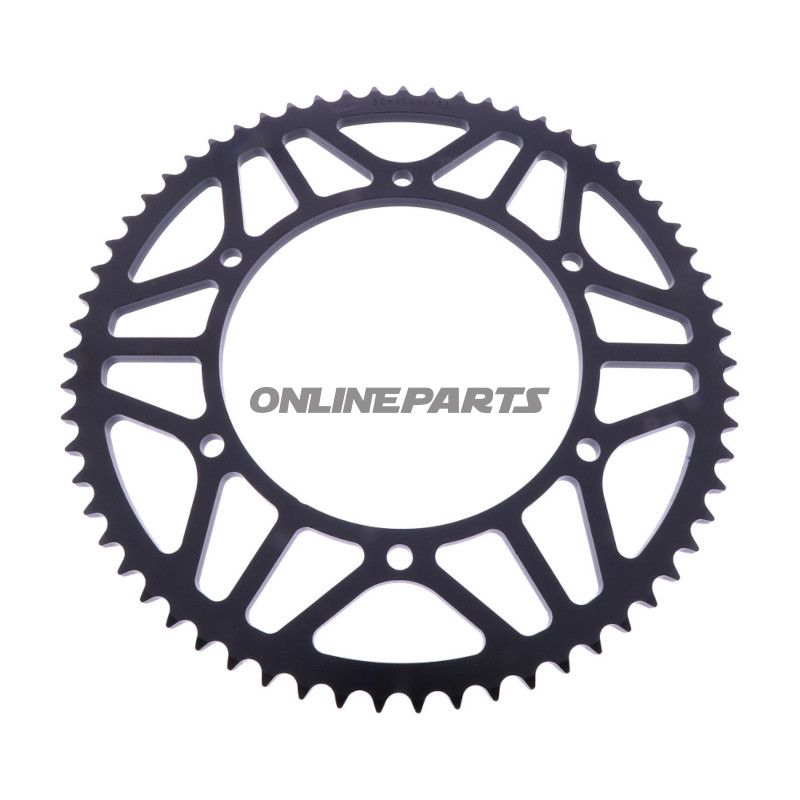 BAGESTE TANDHJUL 63Z PITCH 428 SORT INDVENDIG DIAMETER 136 BOLT AFSTAND 156