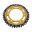 BAGHJUL DOBBELT 42 TANDHØJDE 525 GULD ZF INDVENDIG DIAMETER 110 BOLT AFSTAND 130