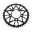 BAGHJUL ALUMINIUM 44 TANDAFSTAND 520 SORT JT INDVENDIG DIAMETER 076 BOLTAFSTAND 100