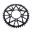 BAGHJUL ALUMINIUM 43 TANDAFSTAND 520 SORT JT INDVENDIG DIAMETER 076 BOLTAFSTAND 100
