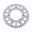 BAGHJUL ALUMINIUM ALUMINIUM 47 TANDDELING 428 SØLV ESJOT INDVENDIG DIAMETER 085 BOLTAFSTAND 100