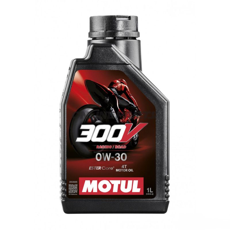 MOTOROLIE 0W30 4-TAKTS 1L MOTUL SYNTETISK 300V FL ROAD RACING