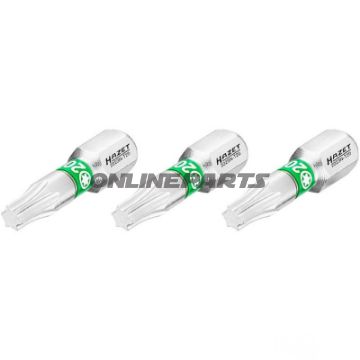 BIT TORX T20 1/4Z 3 STK 25 mm 1/4Z=6,3 mm