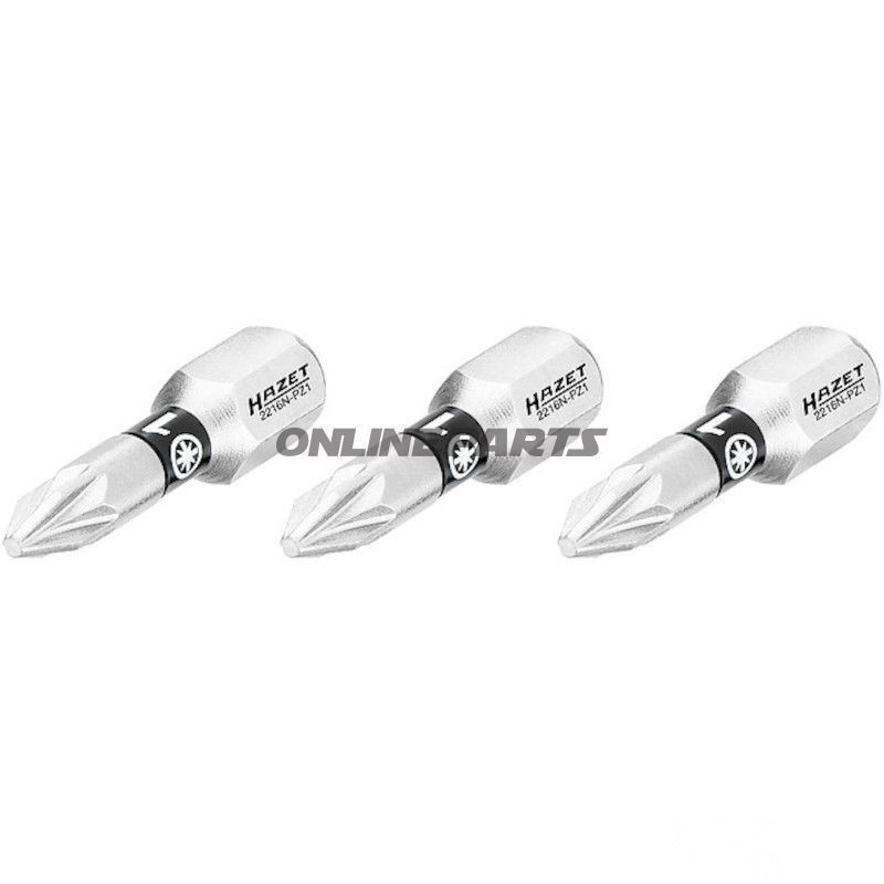 BIT KR SCHL PZ1 1/4Z 3 DELE 25 mm 1/4Z=6,3 mm
