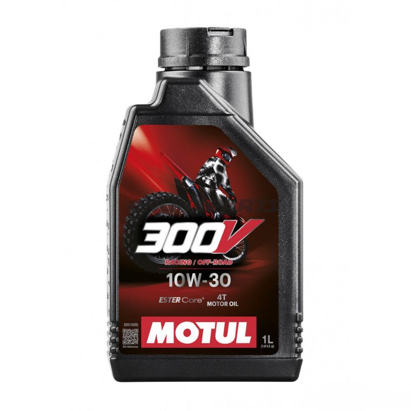 MOTOROLIE 10W30 4-TAKTS 1L MOTUL SYNTETISK 300V FL ÅBEN VEJ