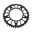 BAGESTE TANDHJUL ALUMINIUM 43 TANDAFSTAND 520 SORT JT INDVENDIG DIAMETER 110 BOLT AFSTAND 130.8