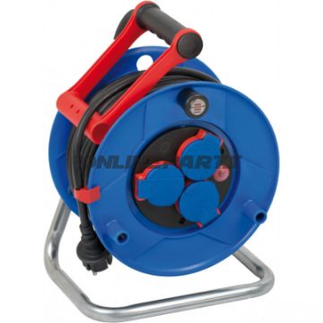 KABELTROMLE 25 M GUMMI MED 3 STECKDOSEN 230 V