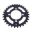 BAGESTE TANDHJUL 30Z PITCH 520 SORT INDVENDIG DIAMETER 064 BOLTAFSTAND 080