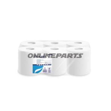 PUTZPAPIERROLLEN 6 STYKKE 2-lagig STÆRK 19X30CM