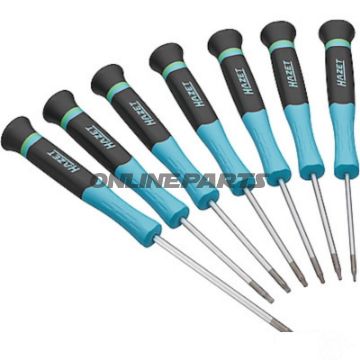 SKRUETRÆKKERSÆT 7 DELE ELEKTRONIK Torx T5-T15