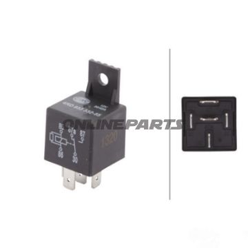 RELÆ MULTIFUNKTION 12V 5-POLET MED HOLDER