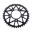BAGESTE TANDHJUL ALUMINIUM 42 TANDAFSTAND 520 SORT JT INDVENDIG DIAMETER 076 BOLTAFSTAND 100