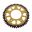 Tandhjul Dual 48T Pitch 530 guld ZF indvendig diameter 098 Bolt Cirkel 140