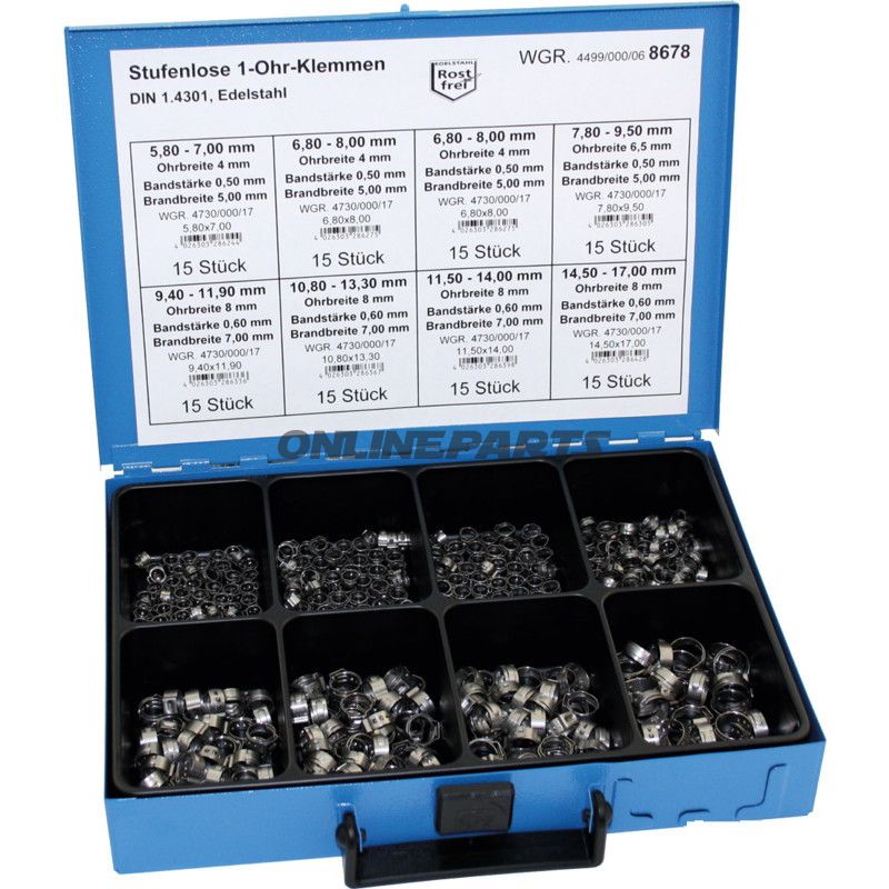 STUFENL TERMINALER SORT 8678 SW 1OHR DIN1.4301