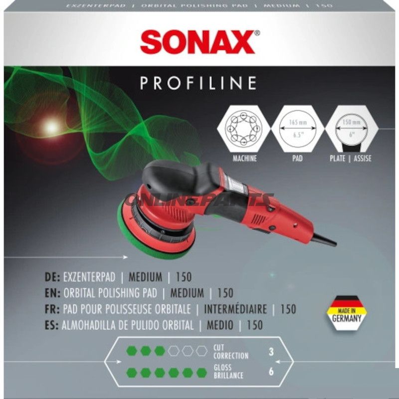 Exzenterpad medium 150 mm SONAX
