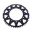 BAGHJUL ALUMINIUM 52 TANDDELING 520 SORT ESJOT INDVENDIG DIAMETER 136 BOLTAFSTAND 160