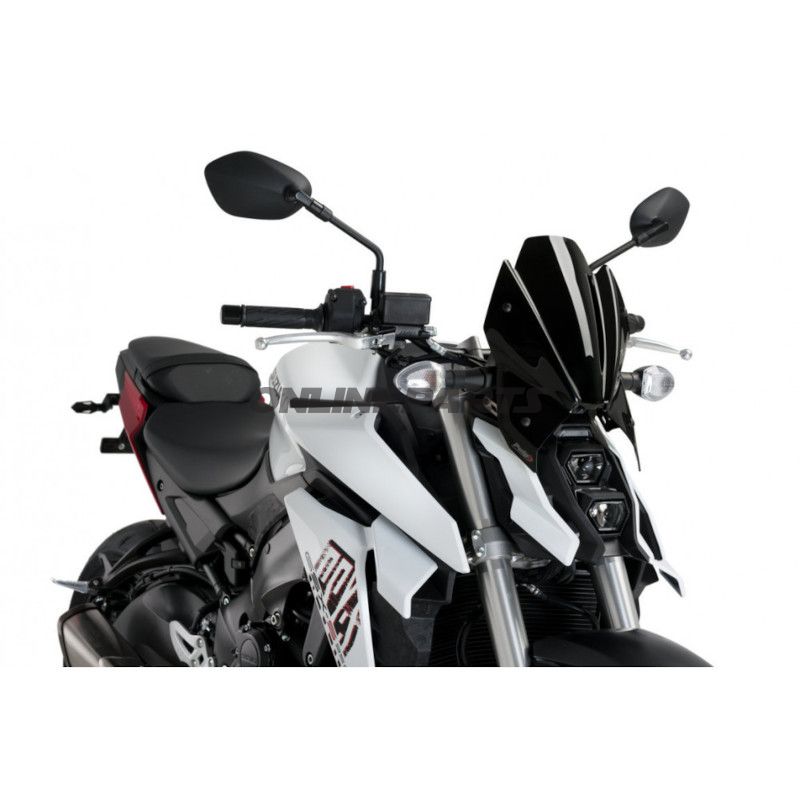 SPORTSSKÆRM NEW GEN PUIG FOR NAKED BIKE SORT