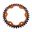 Tandhjul Dual 39T Pitch 525 orange ZF Indvendig diameter 153 Bolt cirkel 155