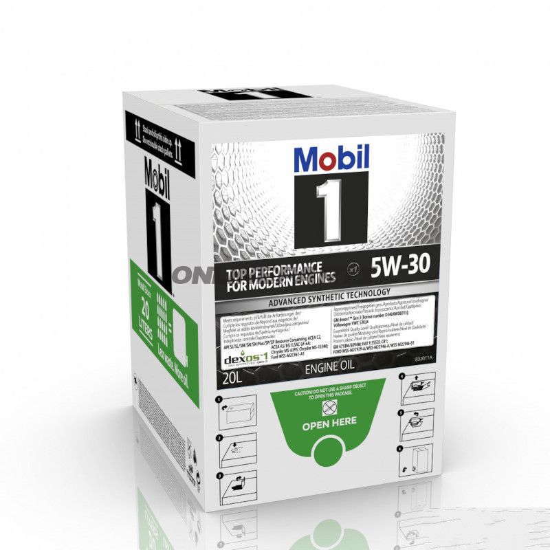 OEL MOT 5W30 X1 20L MOB M INTEGR ABLH TASKE I ÆSKE