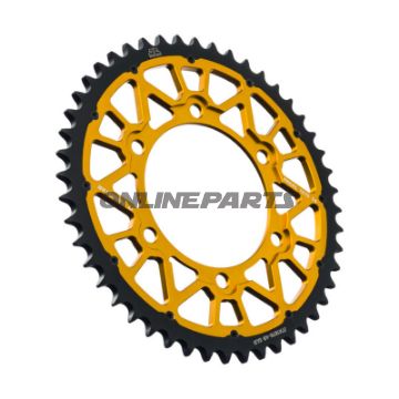 Tandhjul Twinstar 48T Pitch 525 guld JT