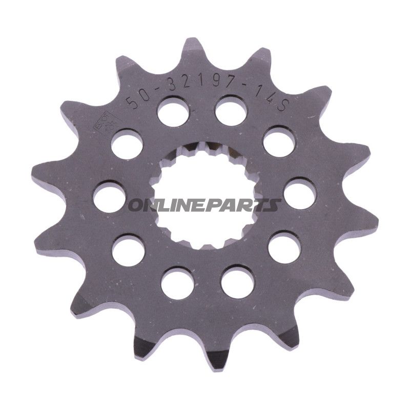 Racerhjul 14T pitch 520 fintandet indvendig diameter 22/25