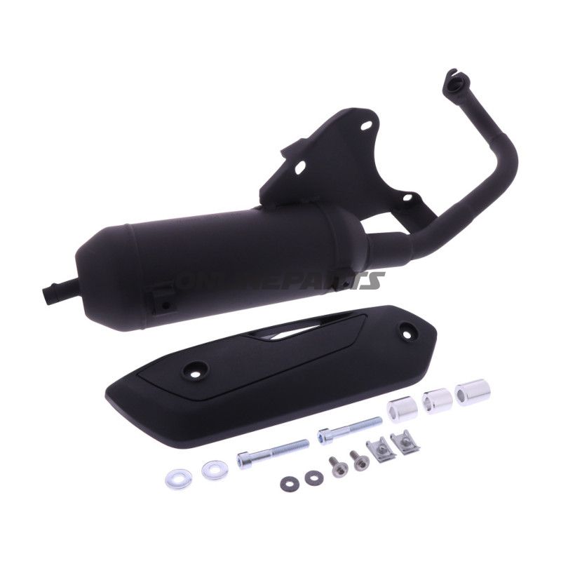 Lyddæmper Silent Pro TECNIGAS Black Edition bl.a. Kymco People 50 2T 