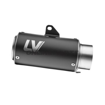 Lyddæmper rustfrit stål LV CORSA S Slip-On Black Edition