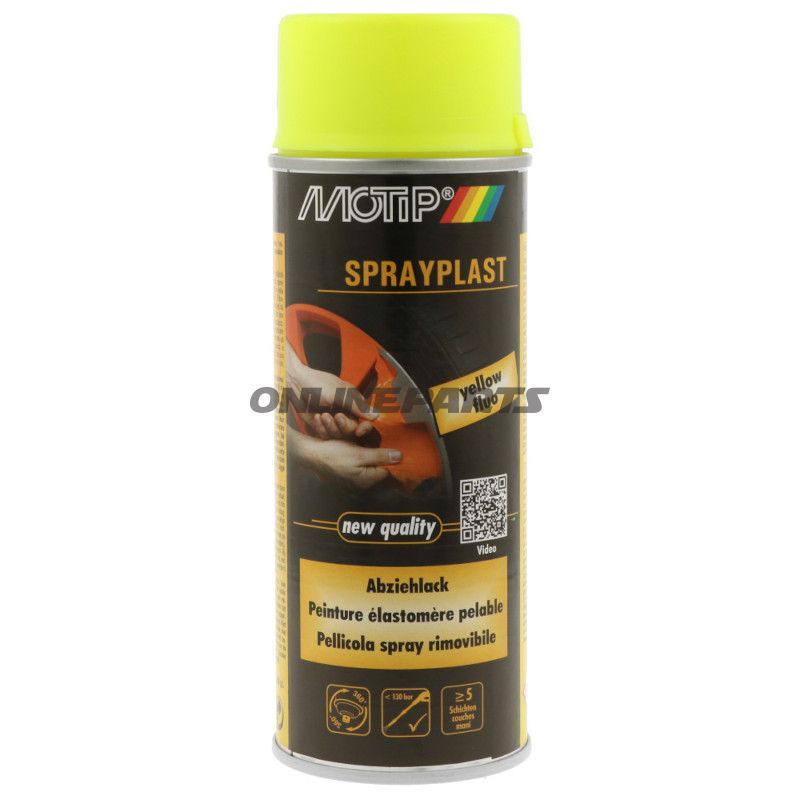 PEEL PAINT 400ML GUL FLUO SPRAYPLAST