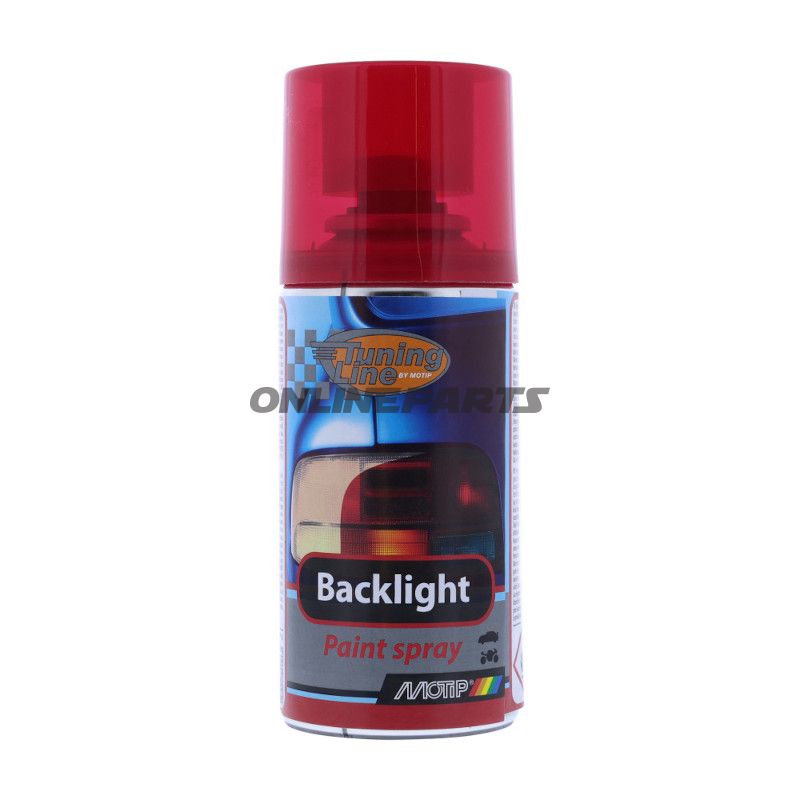 MALING SPRAY RØD 150ML MOT-TUNING BAGGRUNDSBELYSNING