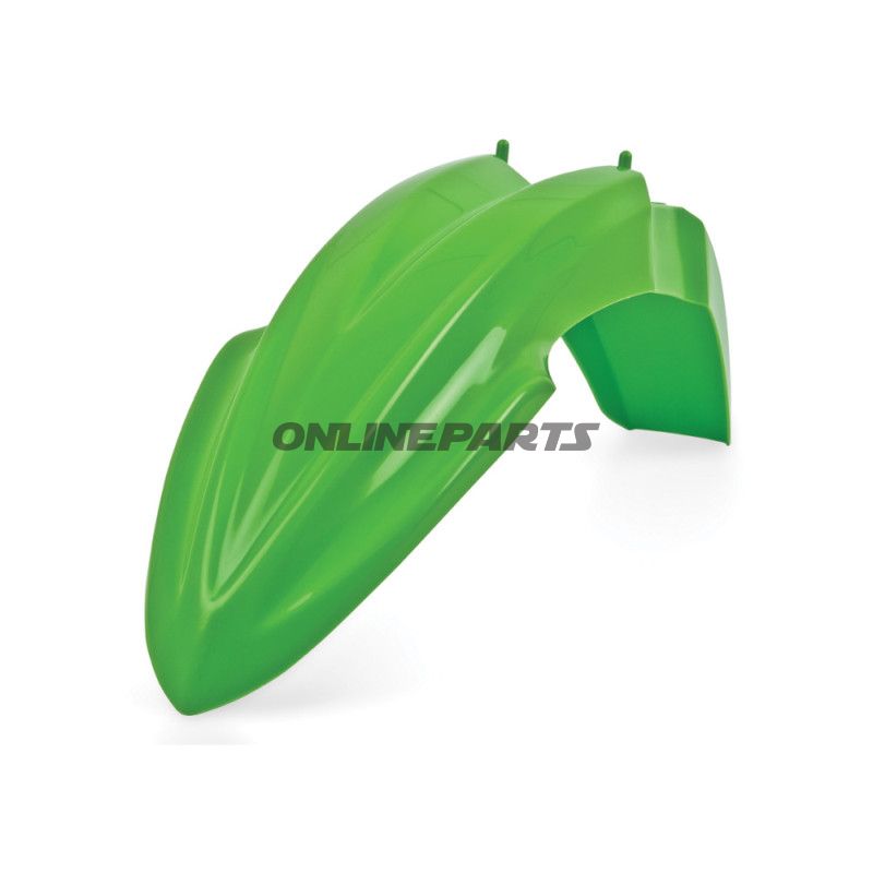 Skærm bagerste Polisport 716.03.19 grøn for KX85 17/14 19/16