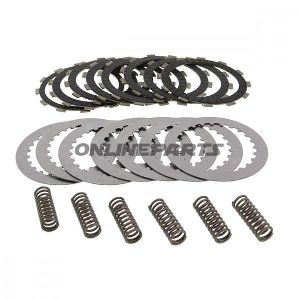 Kobling EBC 745.01.30 DRCF261 Carbon lameller sæt inkl. fjeder og plader