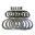Kobling EBC 745.43.33 DRCF113 carbon lameller fjeder skiver kit