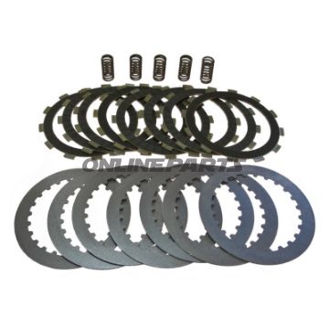 Koblingssæt EBC 745.43.82 DRCF163 Carbon lameller fjeder skiver